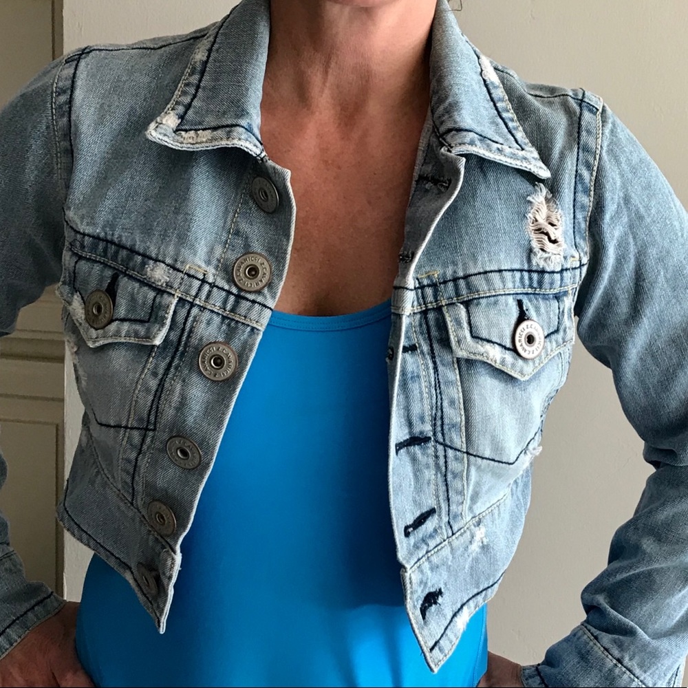 Cropped Jean Jacket